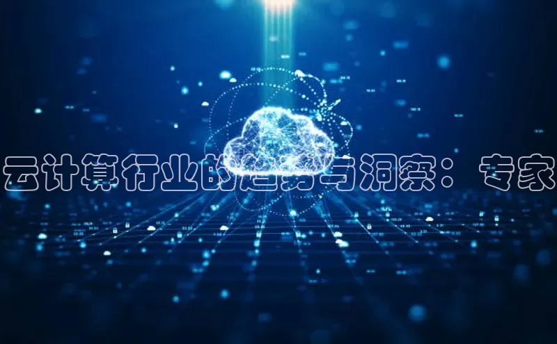 金年汇app官方网站下载安装颐驰 06云计算行业的趋势与洞察：专家