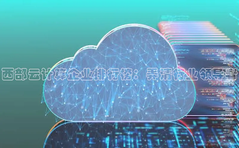 金年会app官方网巴美列捷福西部云计算企业排行榜：弄清行业领导者