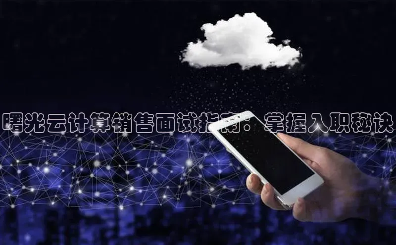 金年会官网登录入口云创智行曙光云计算销售面试指南：掌握入职秘诀